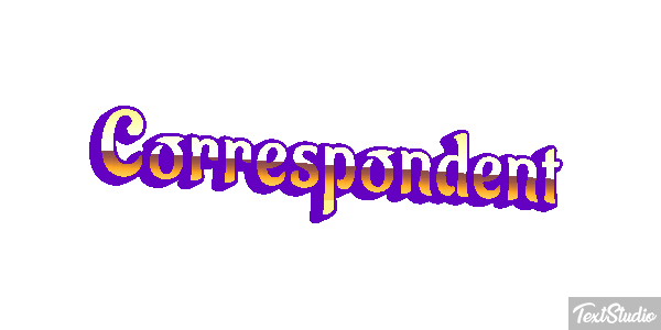 Correspondent Efeito do texto