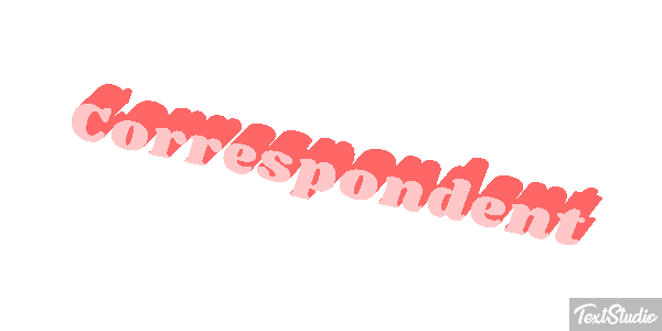 Correspondent Efeito do texto