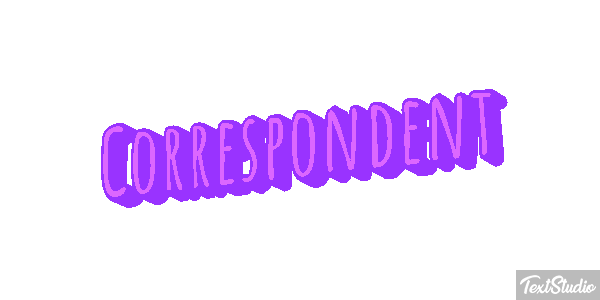 Correspondent Efeito do texto