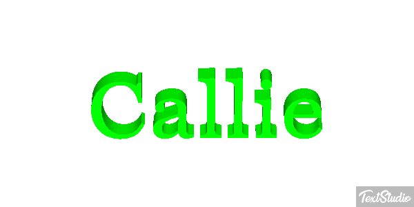 Callie Efekt tekstowy