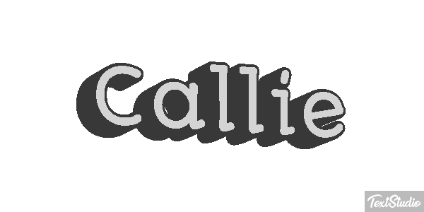 Callie Efekt tekstowy