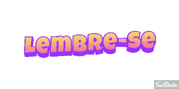 Lembre-se Текстовый эффект