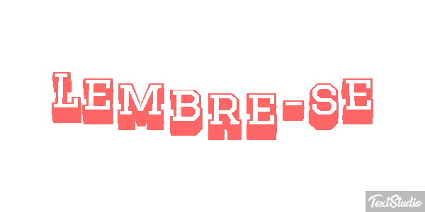 Lembre-se Текстовый эффект