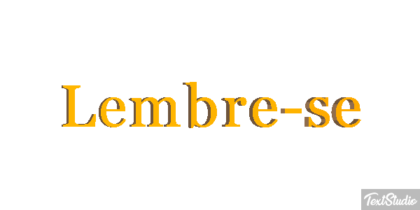 Lembre-se Текстовый эффект