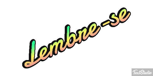 Lembre-se Текстовый эффект
