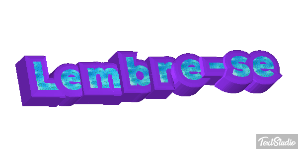 Lembre-se Текстовый эффект