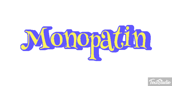 Monopatín Texteffekt