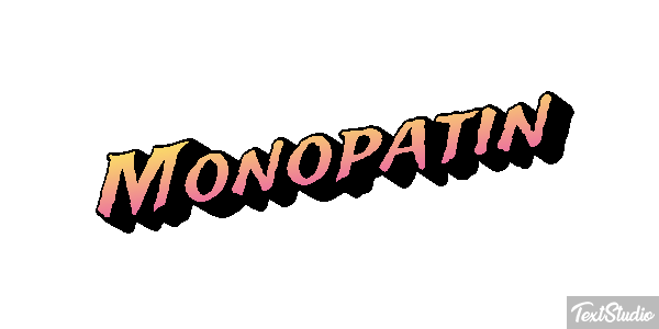 Monopatín Texteffekt