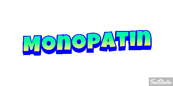 Monopatín Texteffekt