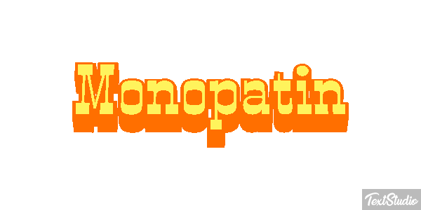 Monopatín Texteffekt