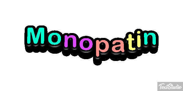Monopatín Texteffekt