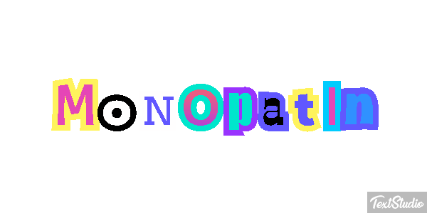 Monopatín Texteffekt