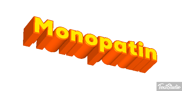 Monopatín Texteffekt