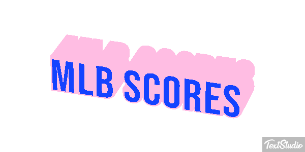Mlb Scores Efeito do texto