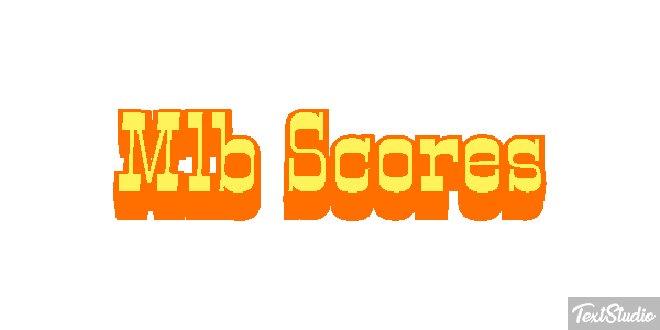 Mlb Scores Efeito do texto