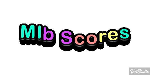 Mlb Scores Efeito do texto
