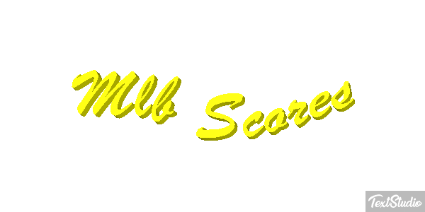 Mlb Scores Efeito do texto