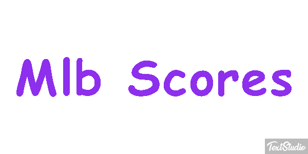 Mlb Scores Efeito do texto