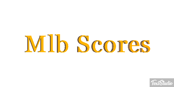 Mlb Scores Efeito do texto