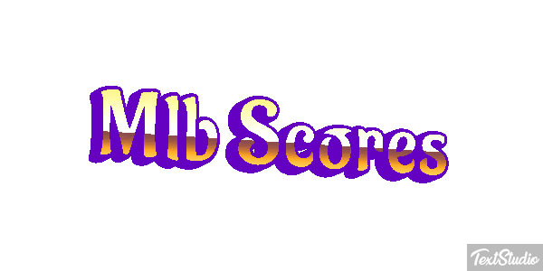 Mlb Scores Efeito do texto