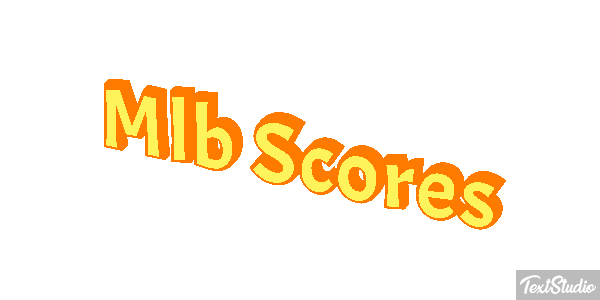 Mlb Scores Efeito do texto