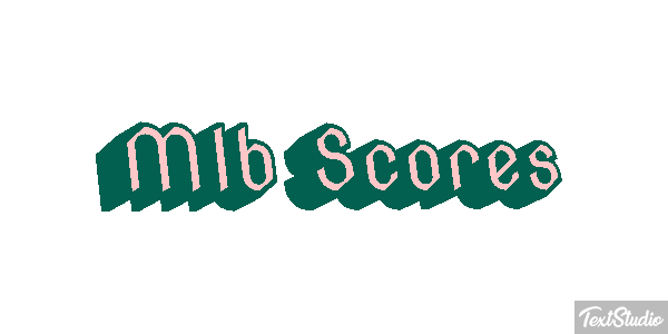 Mlb Scores Efeito do texto