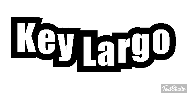 Key Largo Effetto testo