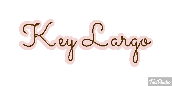 Key Largo Effetto testo