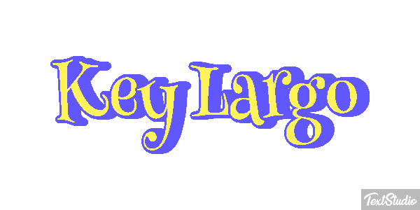 Key Largo Effetto testo