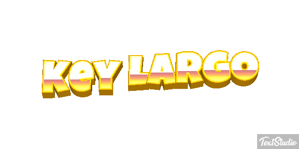 Key Largo Effetto testo