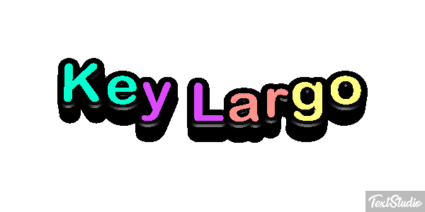 Key Largo Effetto testo