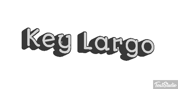 Key Largo Effetto testo