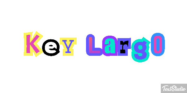 Key Largo Effetto testo