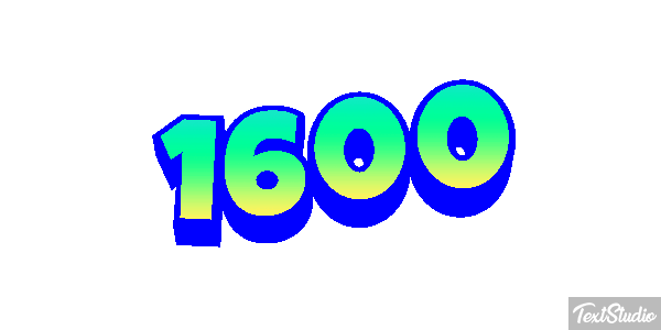 1600 Efekt tekstowy