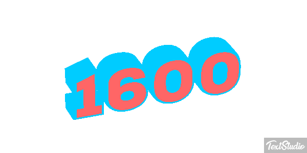 1600 Efekt tekstowy