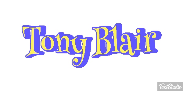 Tony Blair Effet de texte