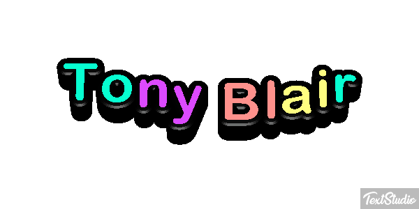 Tony Blair Effet de texte