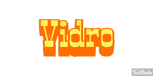 Vidro Efeito do texto