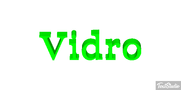 Vidro Efeito do texto