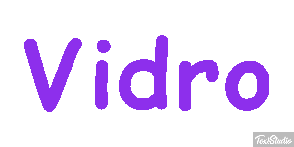 Vidro Efeito do texto