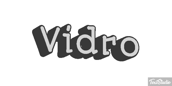 Vidro Efeito do texto