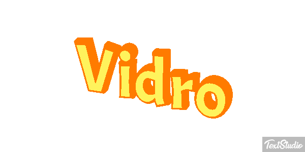 Vidro Efeito do texto