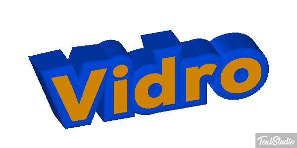 Vidro Efeito do texto