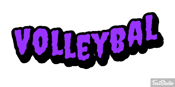 Volleybal Tekst effect