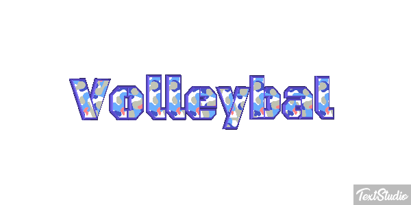 Volleybal Tekst effect