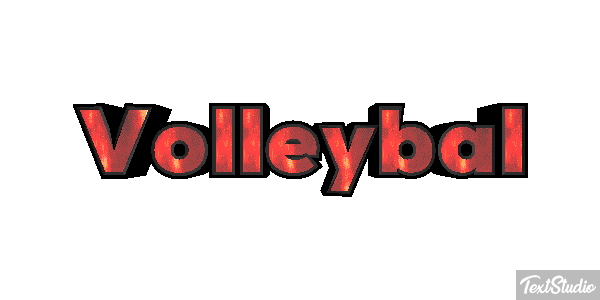 Volleybal Tekst effect