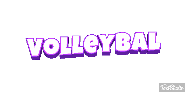 Volleybal Tekst effect