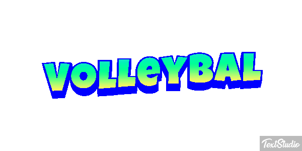 Volleybal Tekst effect