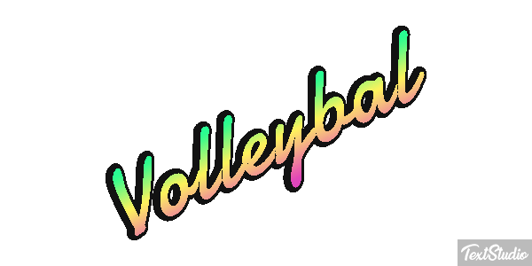 Volleybal Tekst effect