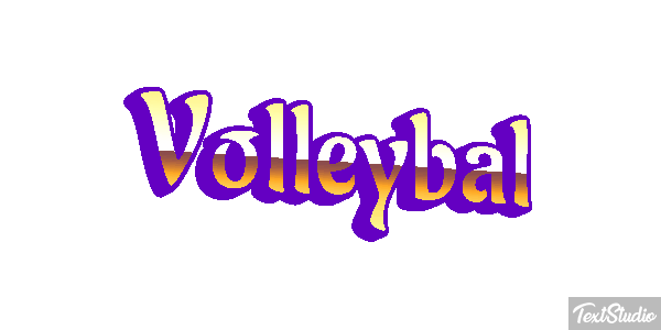 Volleybal Tekst effect